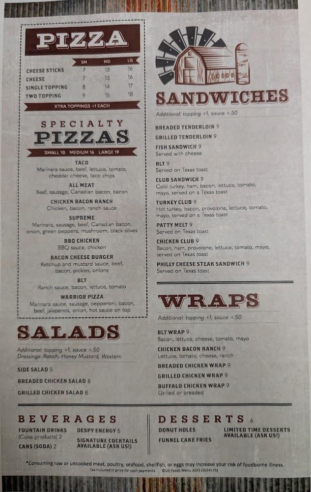 Despy's Energy, Bar & Grill Menu image 2
